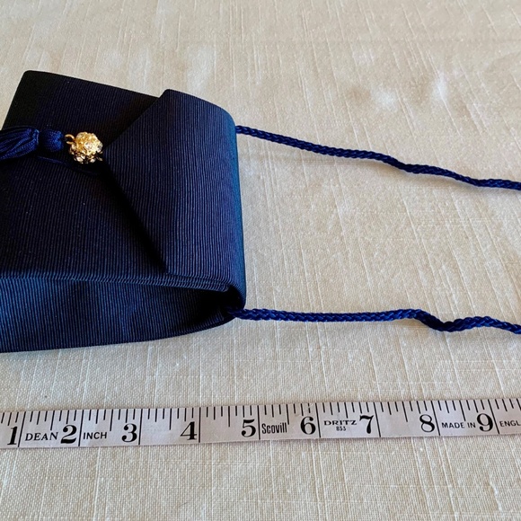 Le Sac Navy Evening Bag - Picture 4 of 6